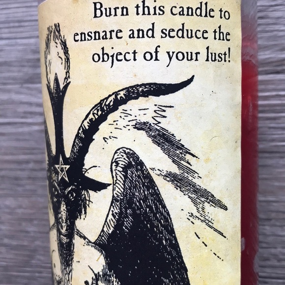 Baphomet red candle to attract object of desire - Picture 4 of 6